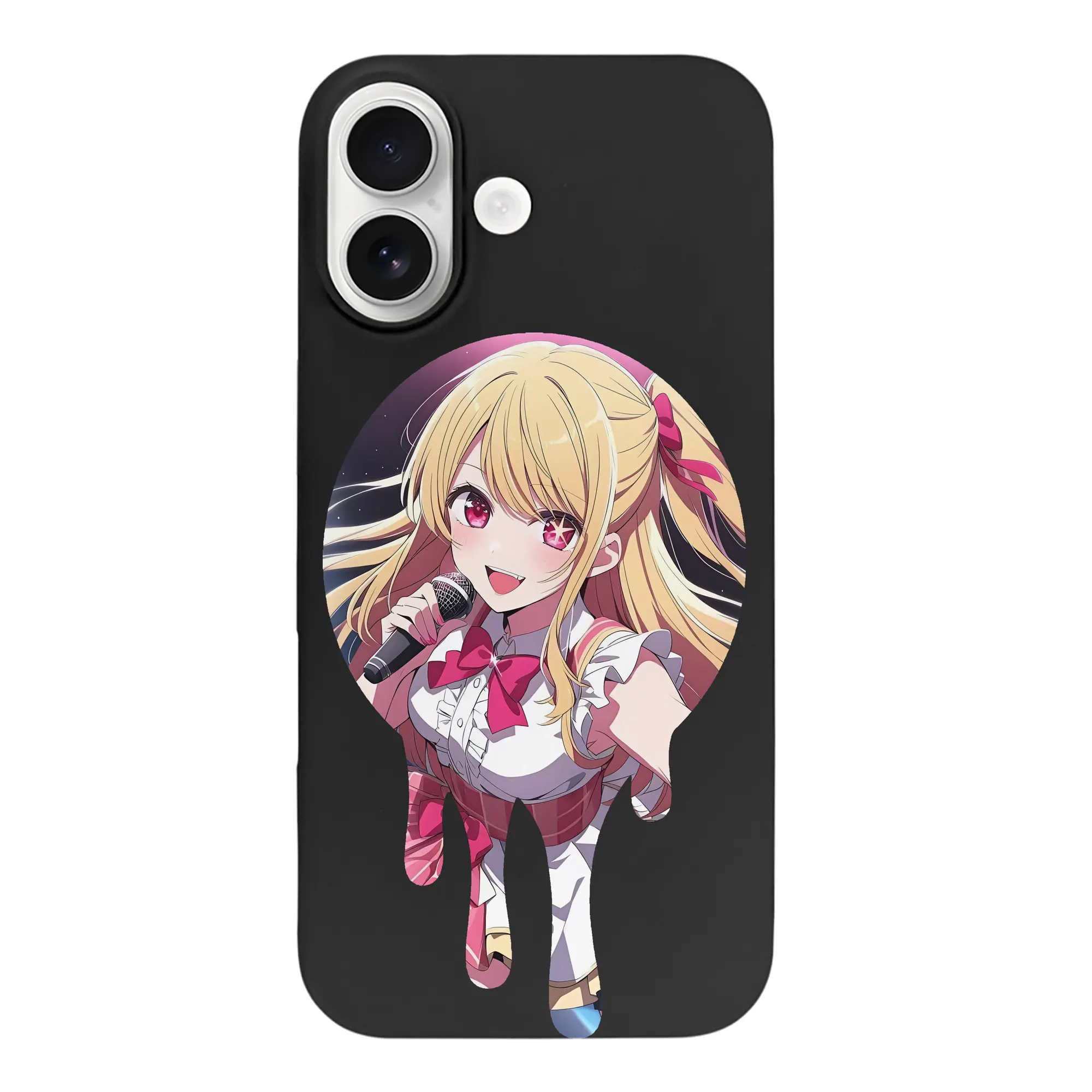 推しの子 グッズ,星野ルビー - iPhone 17 シリーズ シリコンケース 薄型 耐衝撃 指紋防止 ソフトタッチカバー 精密フィット 傷防止 保護ケース iPhone 17/17 Air/17 Pro/17 Pro Max 対応